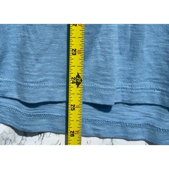 Style & Co Pale Hydrangea Blue Lace Knit Top 1X Long Sleeve Womens Shirt Cotton - Picture 4 of 7